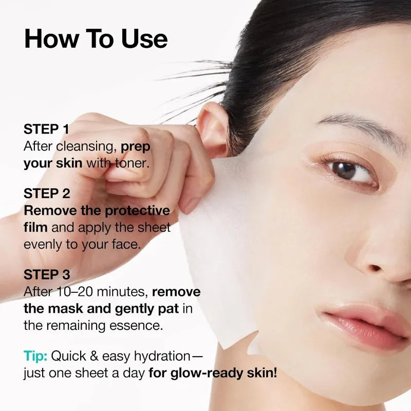 Anua PDRN Hyaluronic Acid Serum Mask – 10 Sheets | Daily Glow