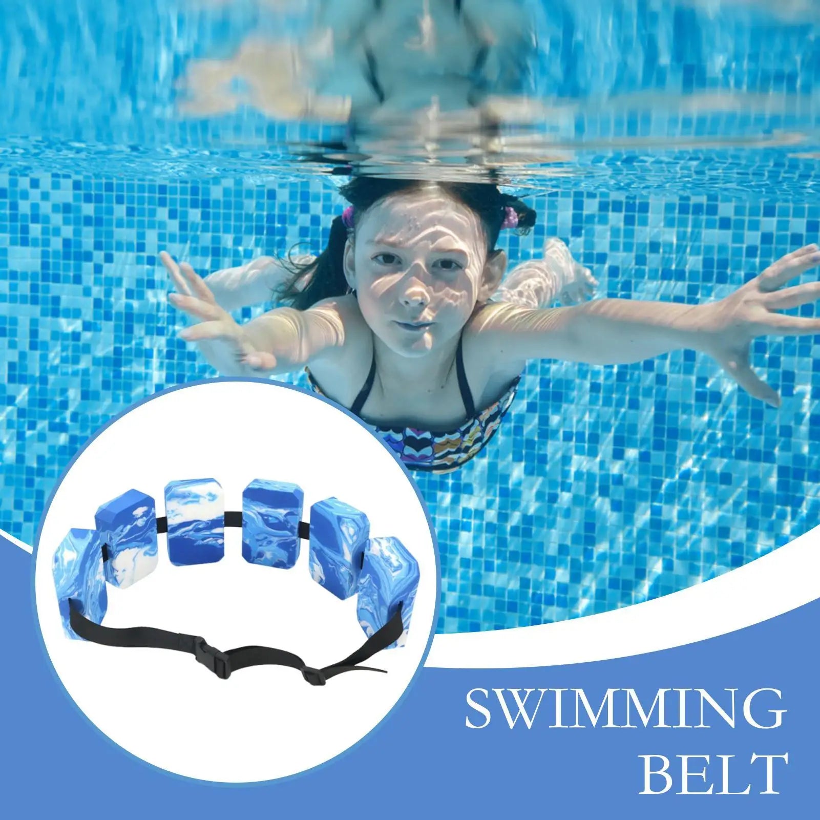 EVA Auxiliary Aquatic Exercise Kids Swimming Training Aid Support Belt Buoyancy Safety Board Flotation Belt Swim Belt Swim Belts Oasis Select