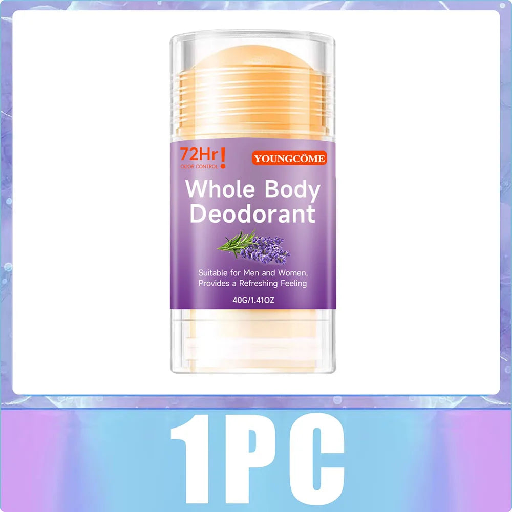YOUNGCOME Honey Peach Whole Body Deodorant Stick | 72H Unisex
