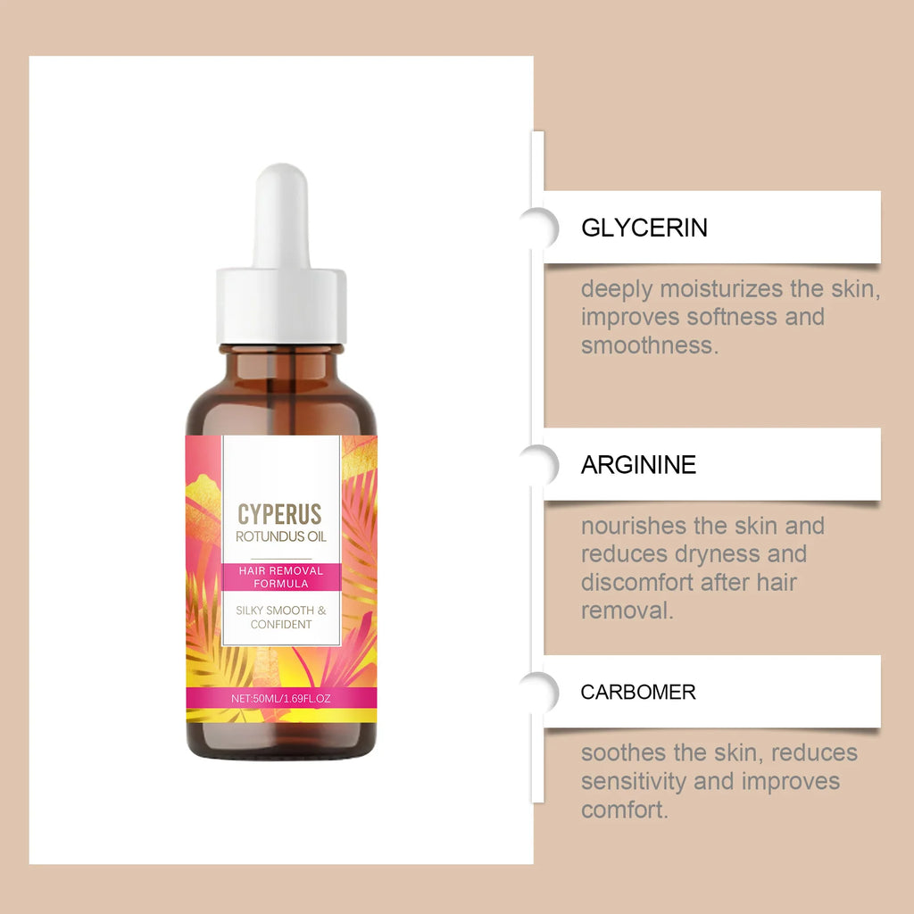 Post-Hair Removal Nourishing Essential Oil – Daily Skin Care Hair Removal Oil Oasis Select