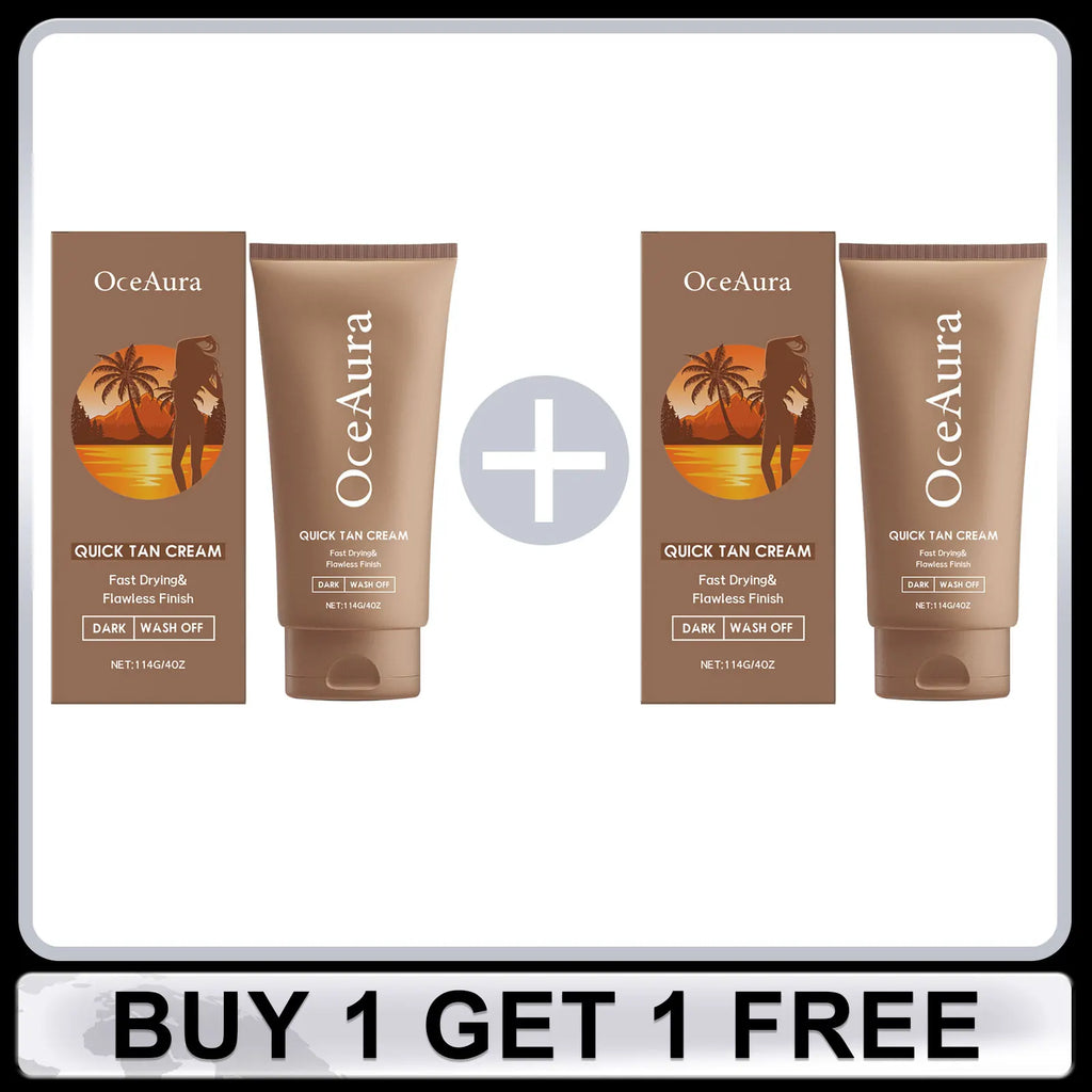 114ml Body Facial Self Tanning Cream Lasting Natural Bronzer Color Shrink Pores Prevent Sunburn Sunless Tan Accelerator Product Oasis Select Buy 1 Get 1 Free