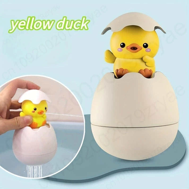 Interactive Suction Cup Bath Toy Set for Youngsters，Ideal for Youngsters and Schoolers, Perfect Gift for Halloween, Christmas Oasis Select yellow duck