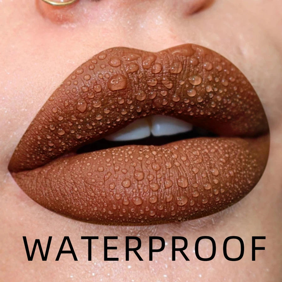 MCD 19-Color Matte Liquid Lipstick – Waterproof Long-Lasting