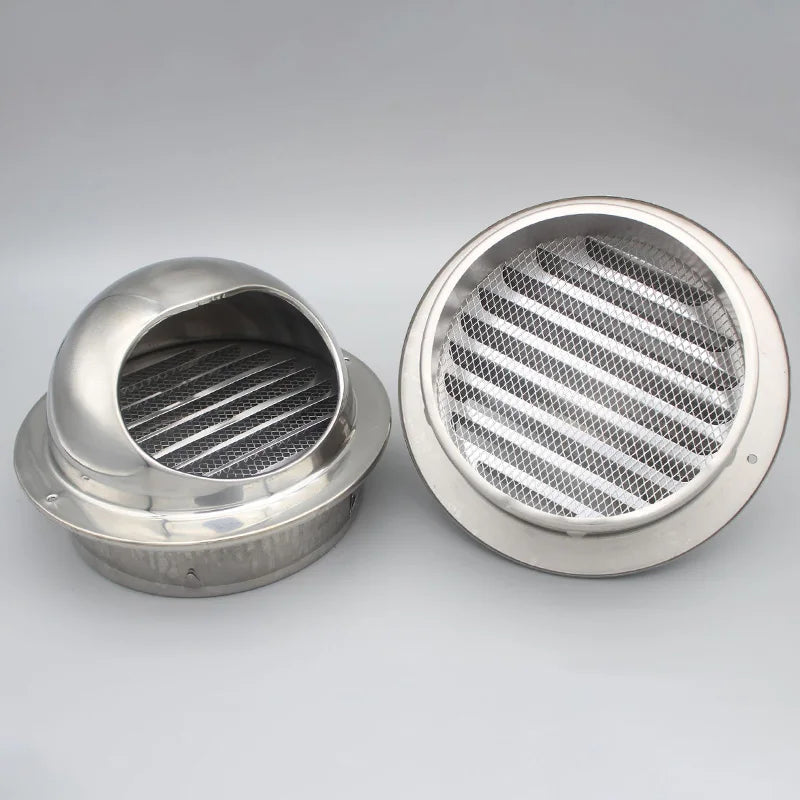 Stainless Steel Wall Ceiling Air Vent Ducting Ventilation Exhaust Grille Cover Waterproof Outlet Heating Cooling Vents Cap Oasis Select