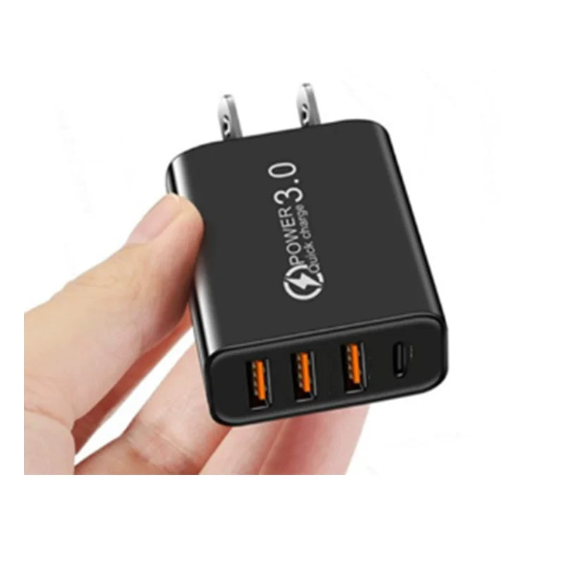 20W USB Charger QC 3.0 Type C PD Fast Charge For iPhone 12 13 Max Samsung S21 Huawei Xiaomi Mobile Phone EU/US Plug Wall Charger Oasis Select US Plug Black