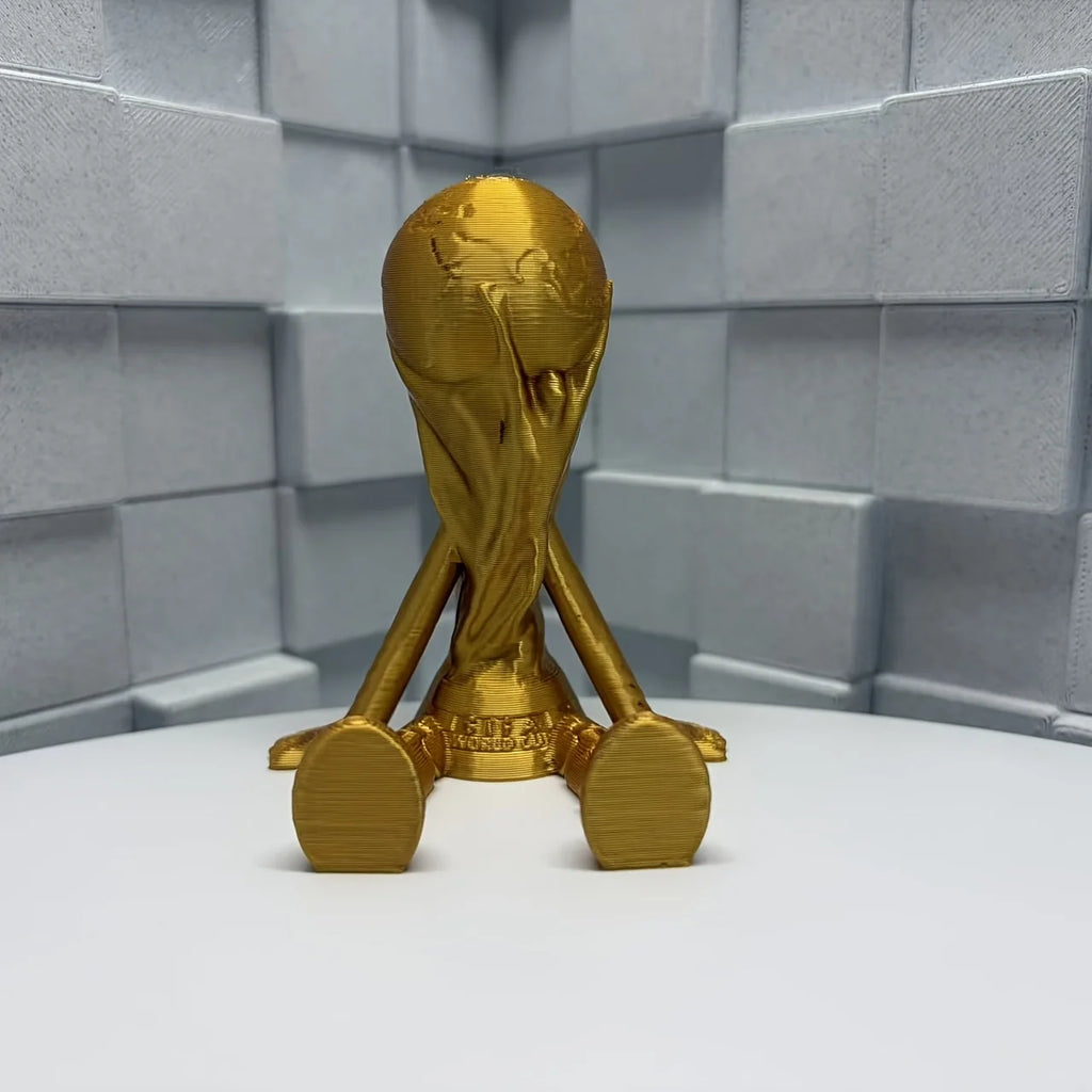 Golden Art Sculpture Ornament 3D Printed Exquisite Desktop Decor Modern Style Home Living Room Tabletop Decoration Gift Oasis Select