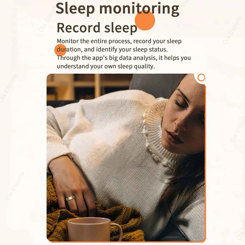 Smart Ring Heart Rate & Blood Oxygen Monitor | IP68 5ATM