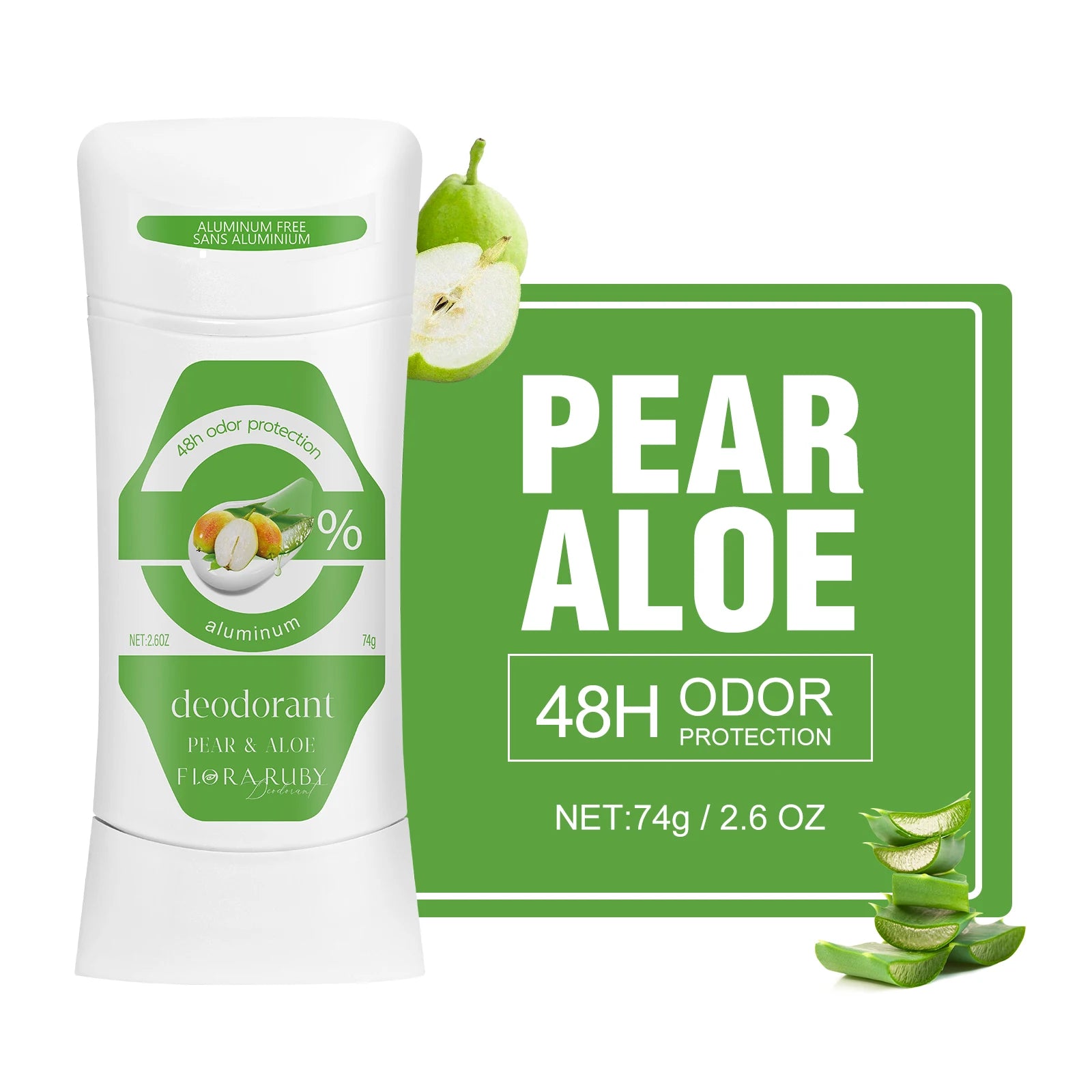 Deodorant Women Aluminum Free Antiperspirant Stick Advanced Protection Deodorants Natural Flower Perfume Deodoran 74g Oasis Select 08