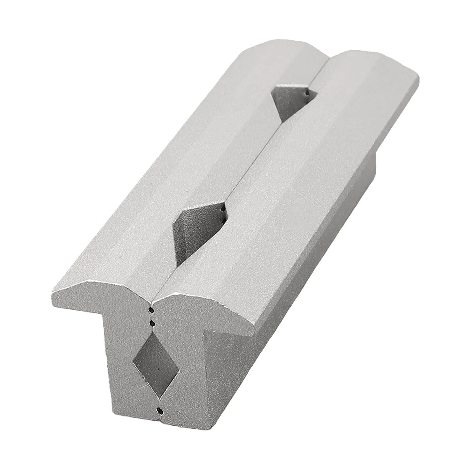 1pair 4/5/6/7/8 Inch V-clip CNC Milling Steel Vise Hard Jaw Fixture V-Type Jaw Aluminum Alloy Vise Jaws Hand Tools Oasis Select