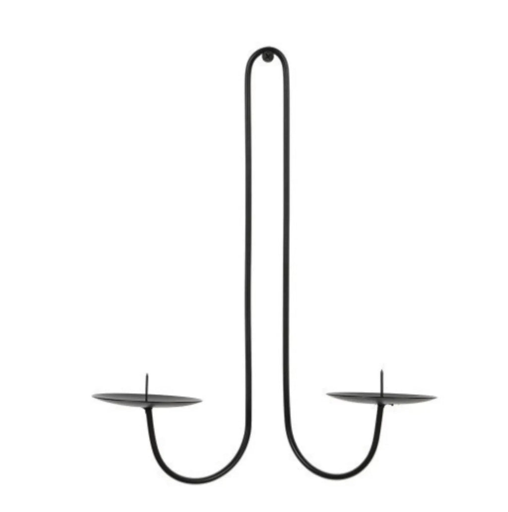 Iron Candle Holder Libra Style Wall Hanging Candle Sconce Decorative Candle Tray For Living Room Dining Room Home Decor Oasis Select as show One Size