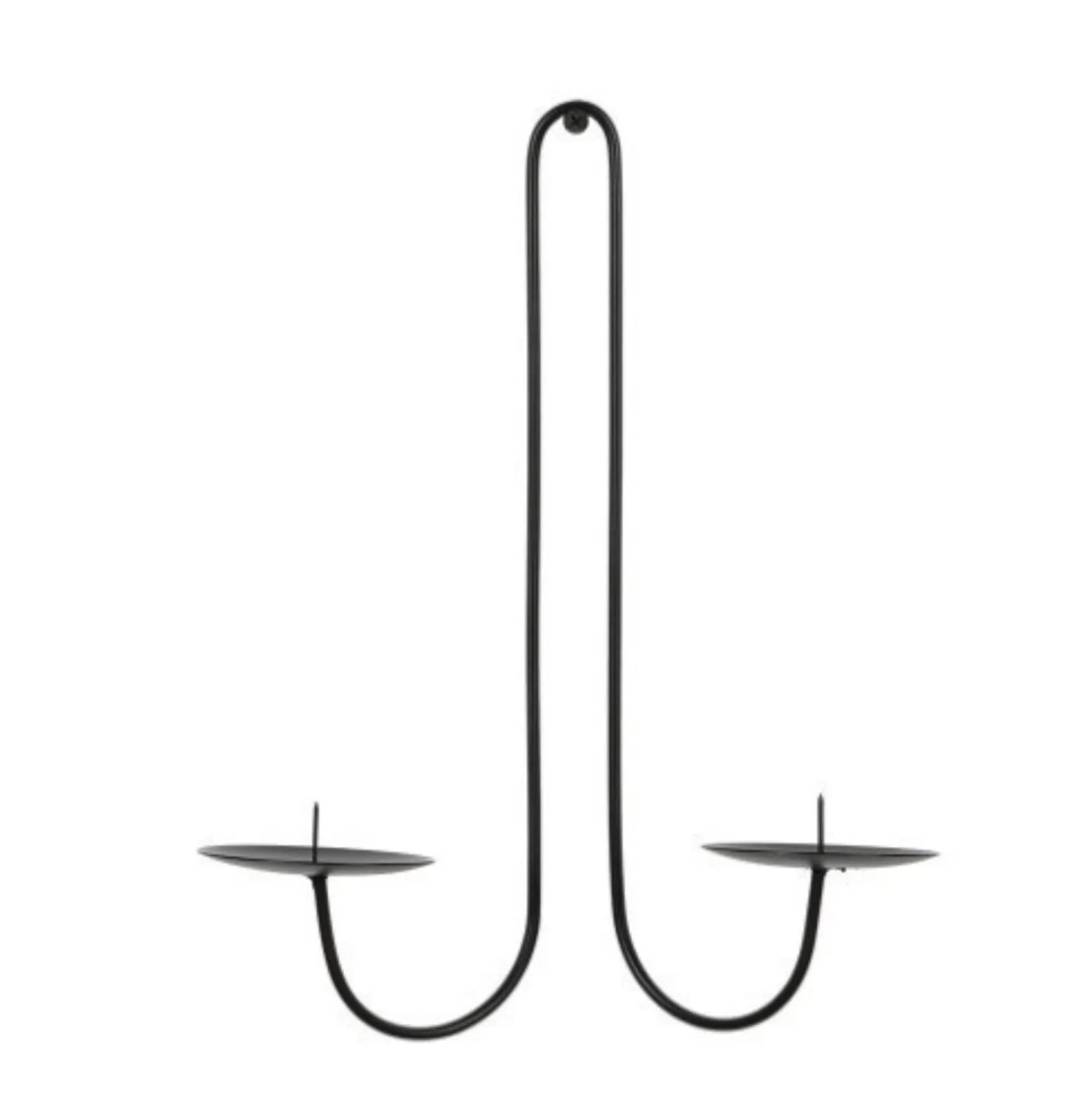 Iron Candle Holder Libra Style Wall Hanging Candle Sconce Decorative Candle Tray For Living Room Dining Room Home Decor Oasis Select as show One Size