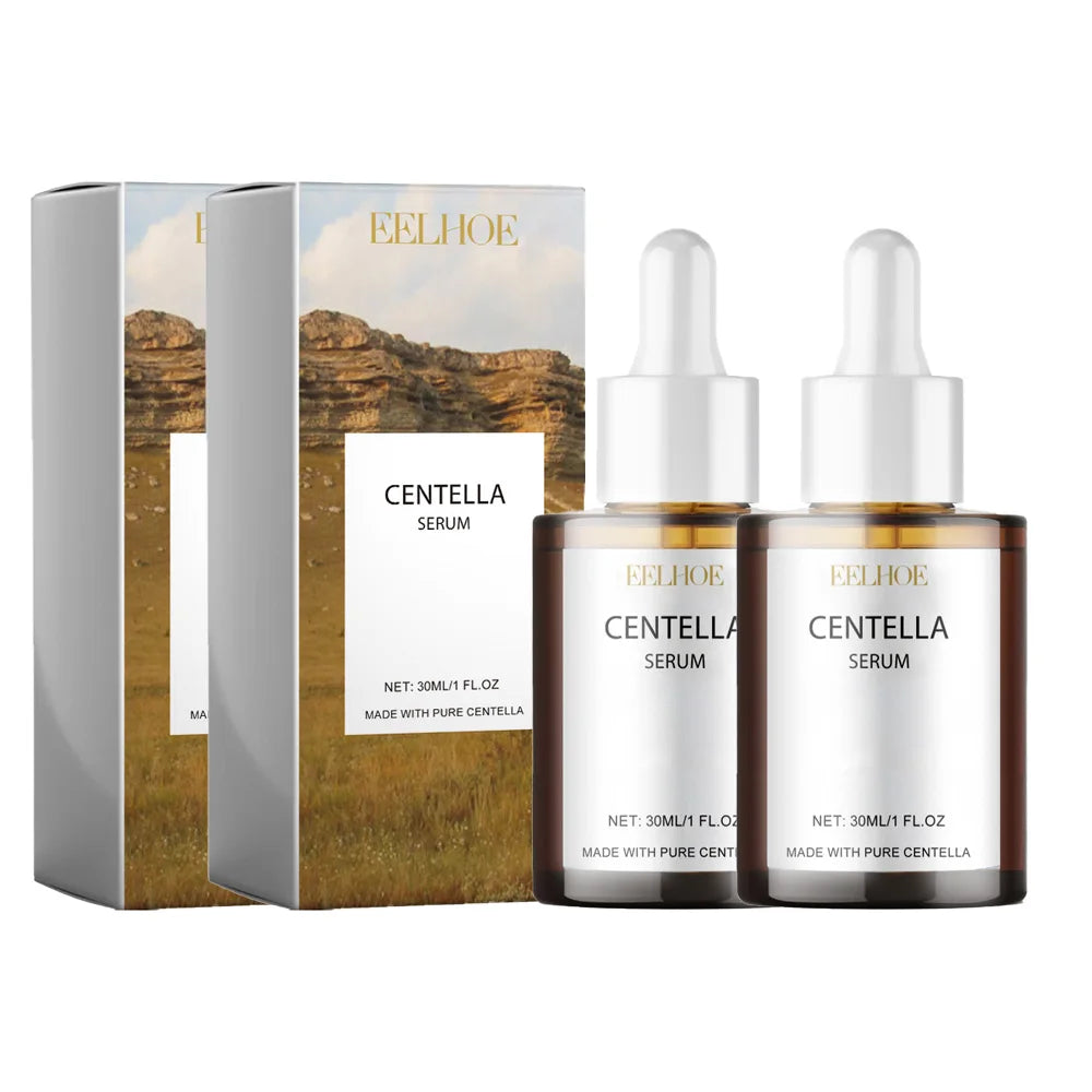 Centella Asiatica Serum 30ml Korean Skincare for Face Hydrating Calming Redness Relief Vegan Sensitive Face Essence Skin Care Oasis Select 2pcs