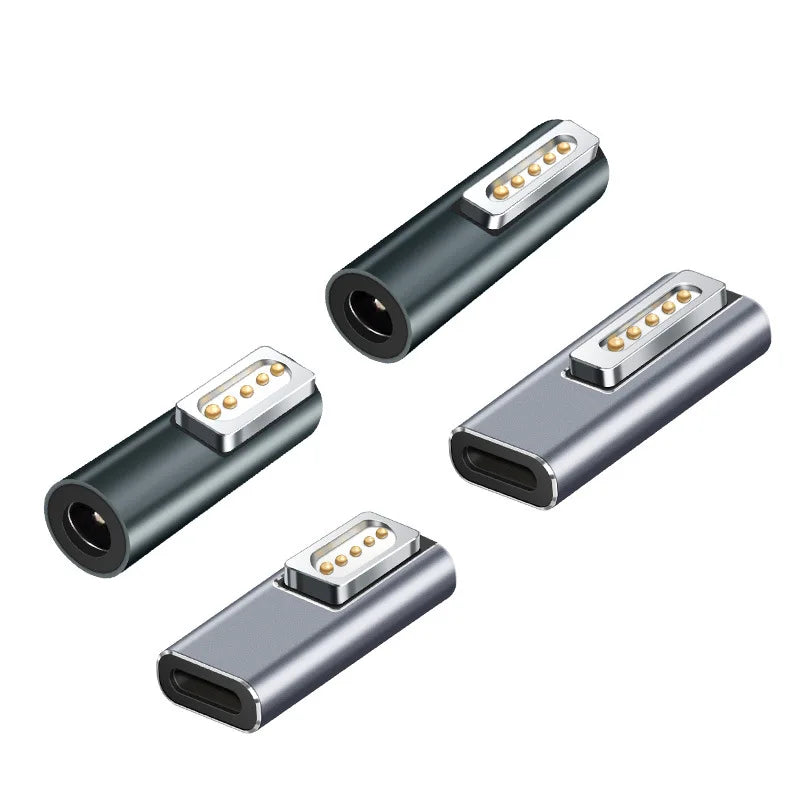 Magnetic USB C PD Adapter DC5521 Type C Magsafe1 Magsafe 2 MacBook Pro Max 5A Fast Charging USB C Female Magnet Plug Converter Oasis Select