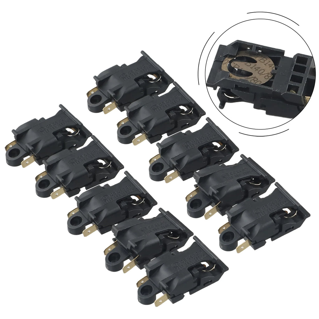 10pcs Electric Kettle Switch Thermostat Temperature Control XE-3 JB-01E 16A Thermostat Switch Kettles Pressure Jump Switch Oasis Select