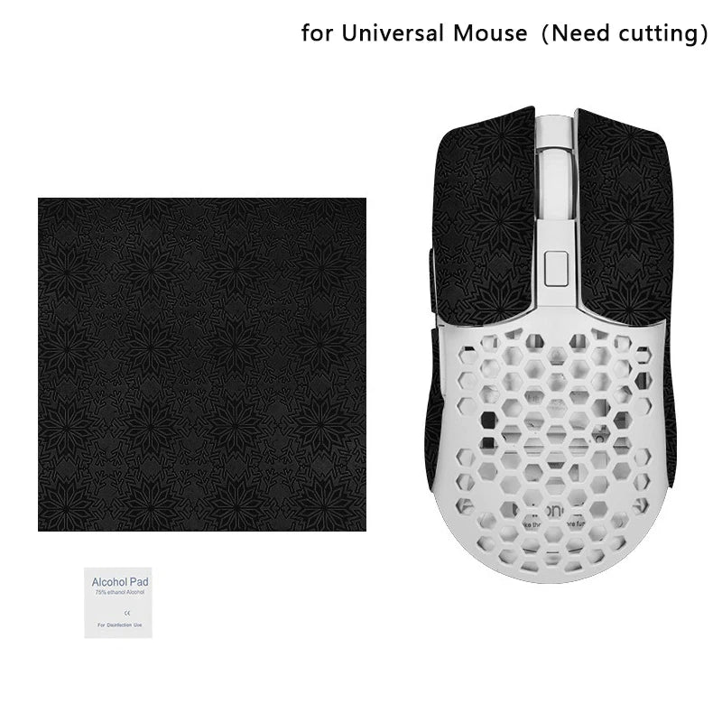 15*11cm DIY Anti-Slip Wireless Gaming Universal Style Mouse Sticker Sweat-Proof Mouse Grip Tape Wear-Resistant PC Desktop Laptop Oasis Select A6