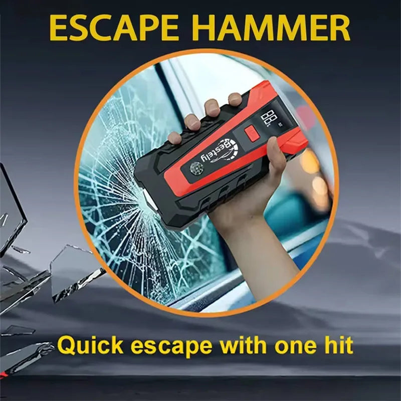 2026 Upgraded 99800mAh 12V Jump Starter: Portable Lithium, Dual USB, Flashlight, Emergency Car Battery Booster Oasis Select