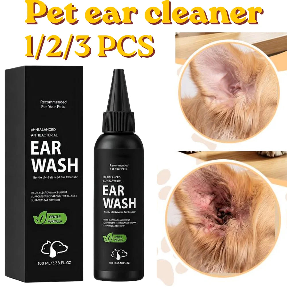 1/2/3 BOX Pet ear cleaner 100ml/box Balanced Health thorough ear cleaning Soothing Formula Daily Ear Care Oasis Select