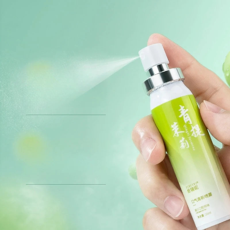 Green Jasmine Fresh Breath Oral Spray – Floral & Fruity 2×20ml