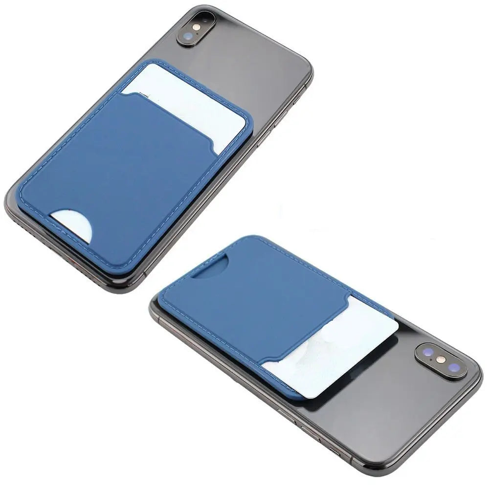 TPU Back Paste Card Holder Set Back Paste Adhesive Mobile Phone Back Paste Card Holder Anti-theft 6.2*9.5CM Wallet Case Oasis Select