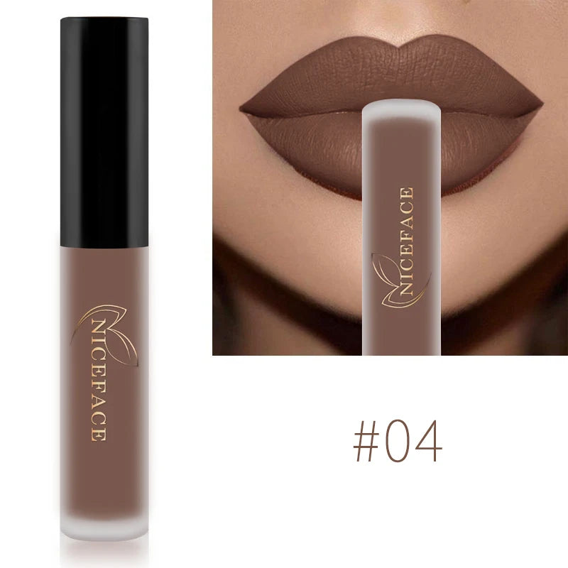 QiBest Matte Liquid Lipstick – Waterproof Long-Lasting Lip Gloss