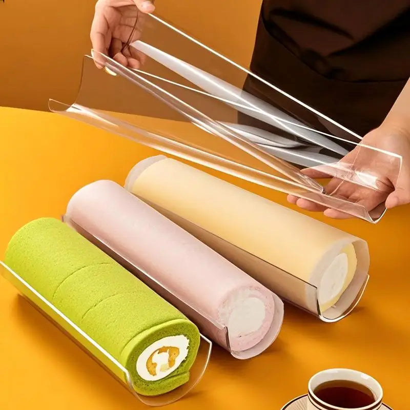 1pc Thickening Cake Roll Shaping Retainer Acrylic Semicircle Cake Mold Pastry U-shaped Baking Tool Oasis Select