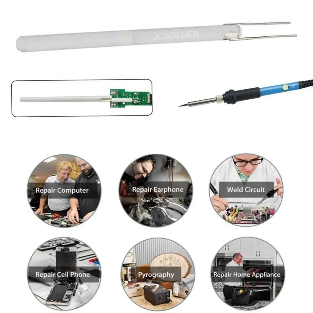 For 908 908S Solde Adjustable Temperature Electric Soldering Iron Heater 220V 60W/80W/100W Ceramic Internal Heating Element Oasis Select