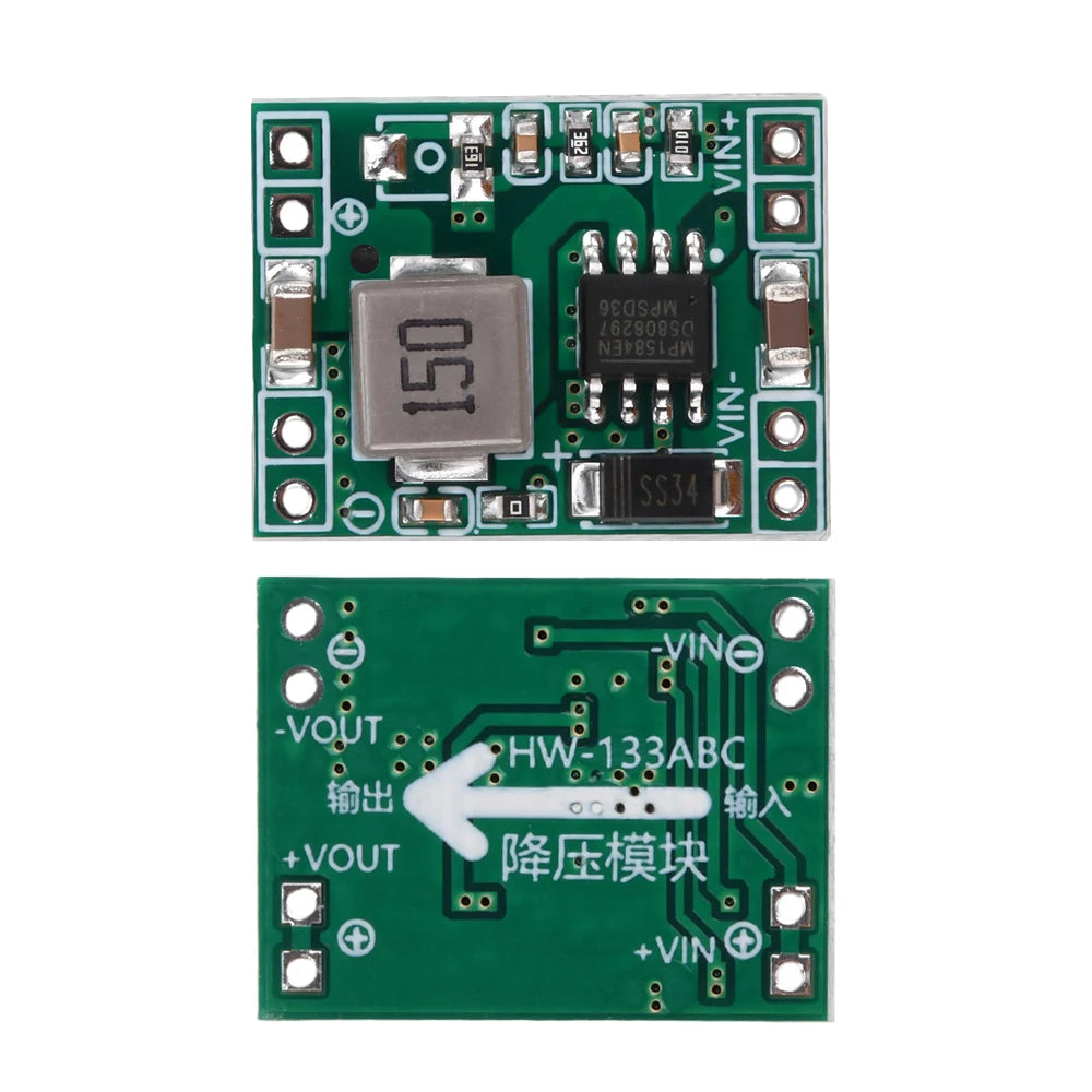 Buck Converter Mini Voltage Regulator 3A High Efficiency DC 4 5-28V to 0 8V-20V Step Down Power Supply Module for DIY Projects Oasis Select