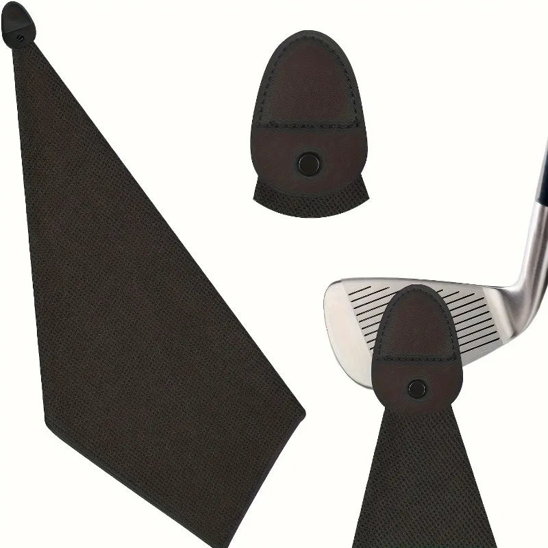 1pc Super Absorbent Quick-Dry Microfiber Golf Towel, Machine Washable, Golf Carts and Clubs Oasis Select