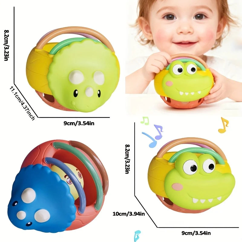Cute And Interesting Hand-Held Baby Rattle, ABS Material, Color Festival Can Send Birthday Gifts, Christmas, Easter Oasis Select