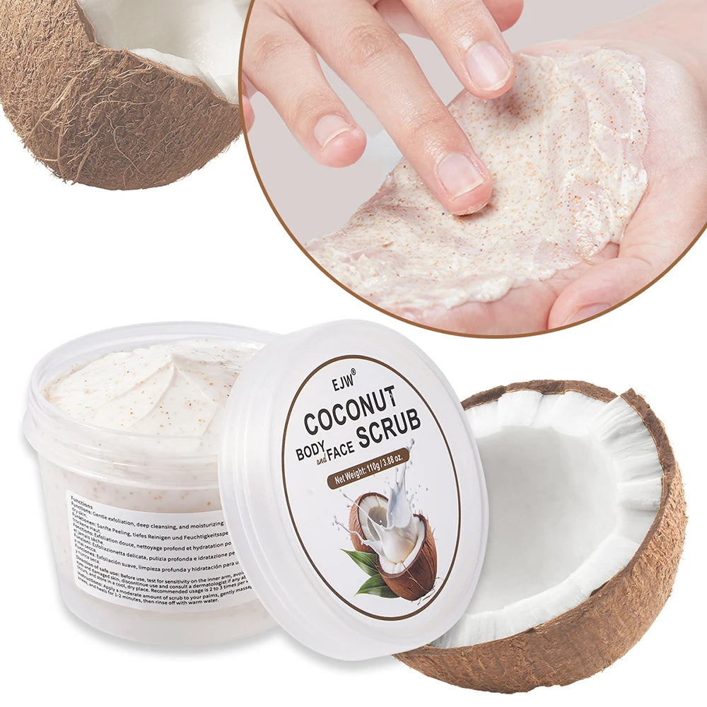 Coconut Exfoliating Body Scrub – Removes Dead Skin & Hydrates Body Exfoliating Scrub Oasis Select
