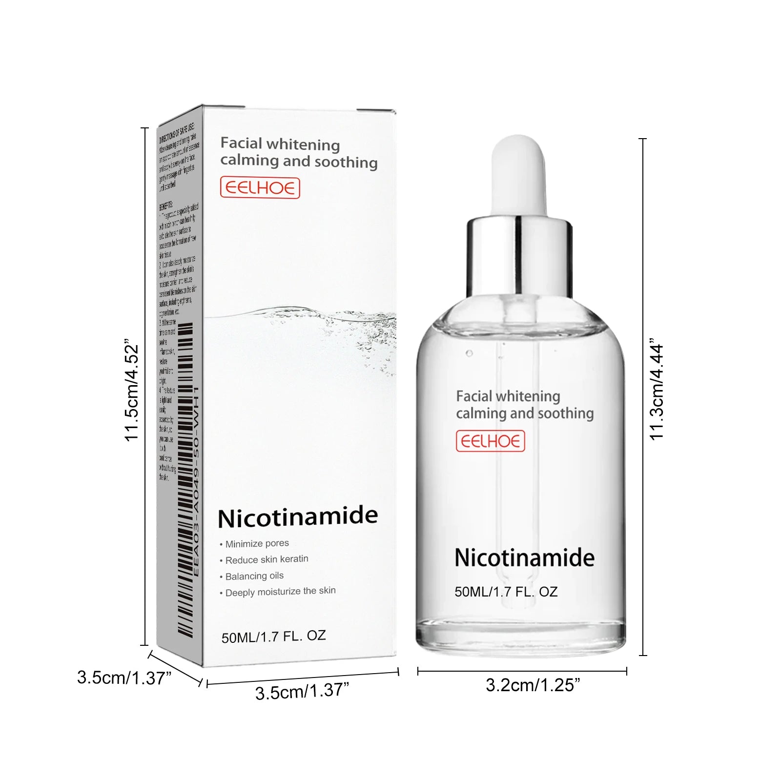 Eelhoe Niacinamide Face Serum – Fade Dark Spots & Brighten Skin Brightening Face Serum Oasis Select