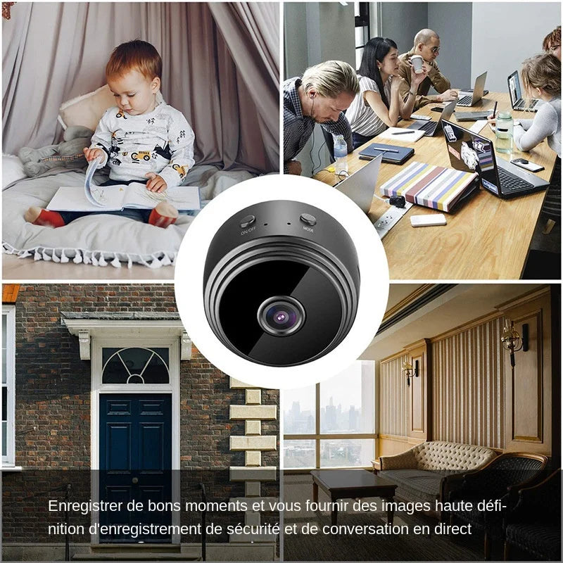 A9 WiFi Mini Camera HD 1080p Wireless Video Recorder Voice Recorder Security Monitoring Camera Smart Home For Infants And Pets Oasis Select