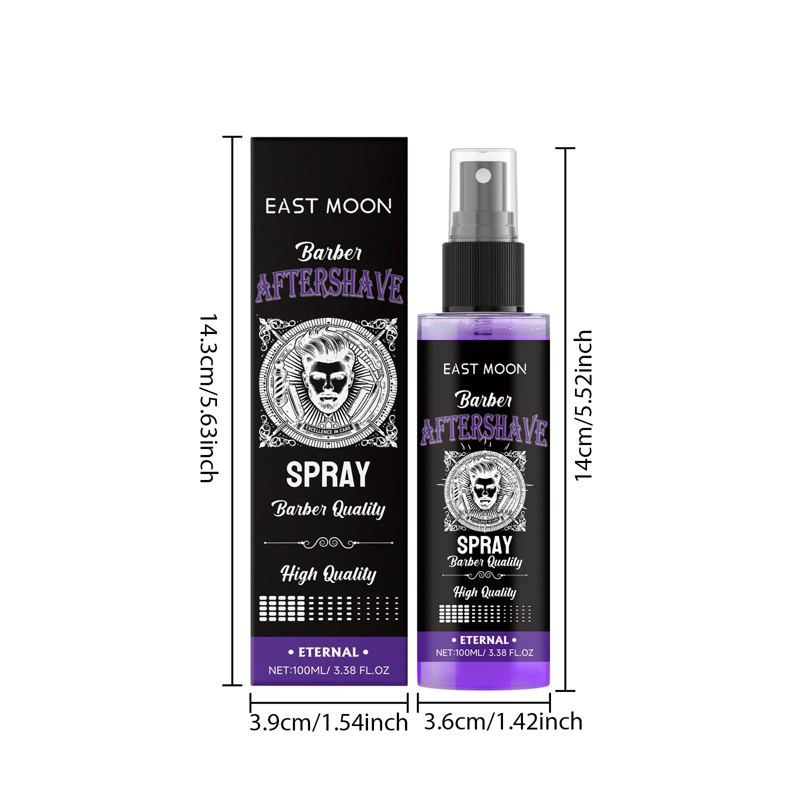 Men Deep Moisturizing Aftershave Spray Soothing Beard Reduce Redness Efficient Hydration Swelling Non Greasy Soft Post-Shave Car Oasis Select