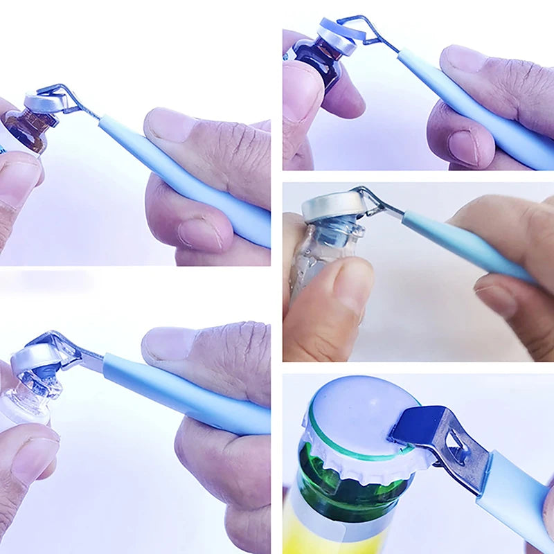 Stainless Steel Portable Bottle Opener Ampoule Beer Bottle Opener Can Opener Kitchen Accessories Doctor Medical Tools Oasis Select Onesize