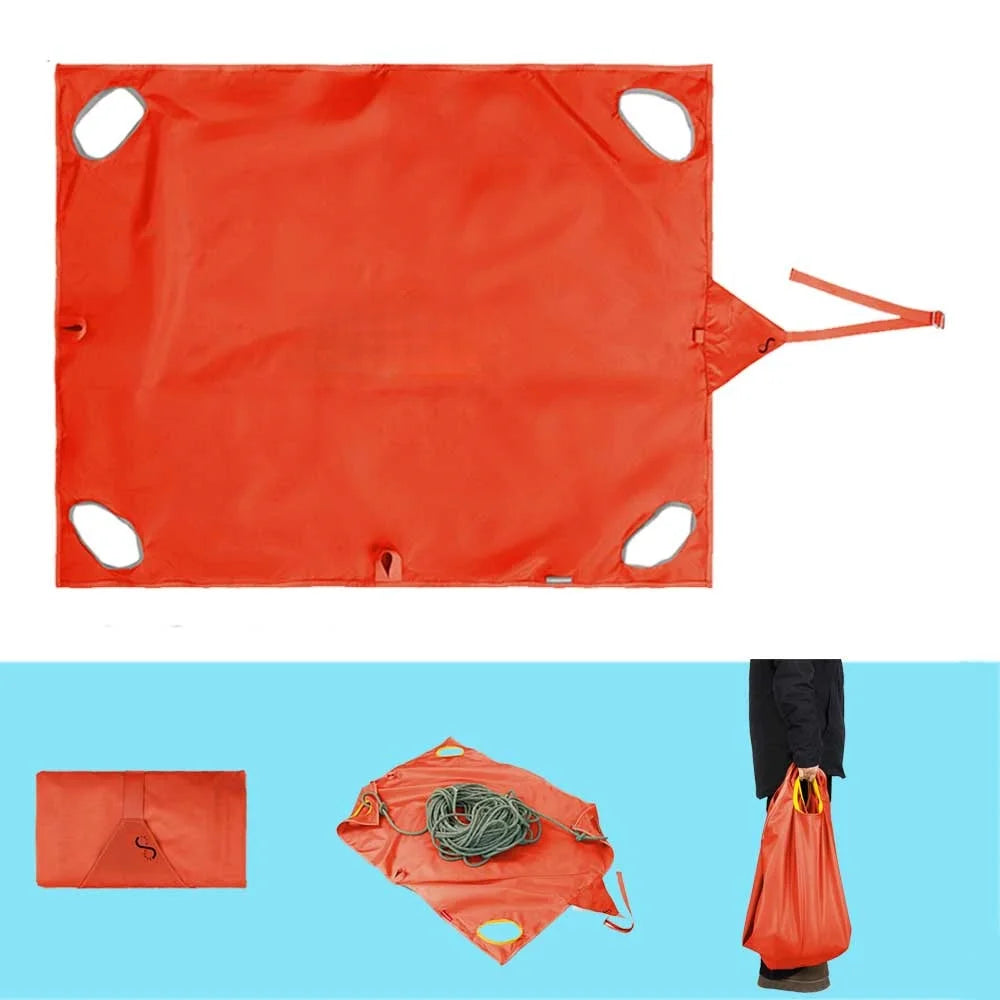 Climbing Lightweight Foldable Rope Carry Bag Portable Fast-Pack Climbing Rope Tarp blanket Climbing Rope Bag Mat Oasis Select