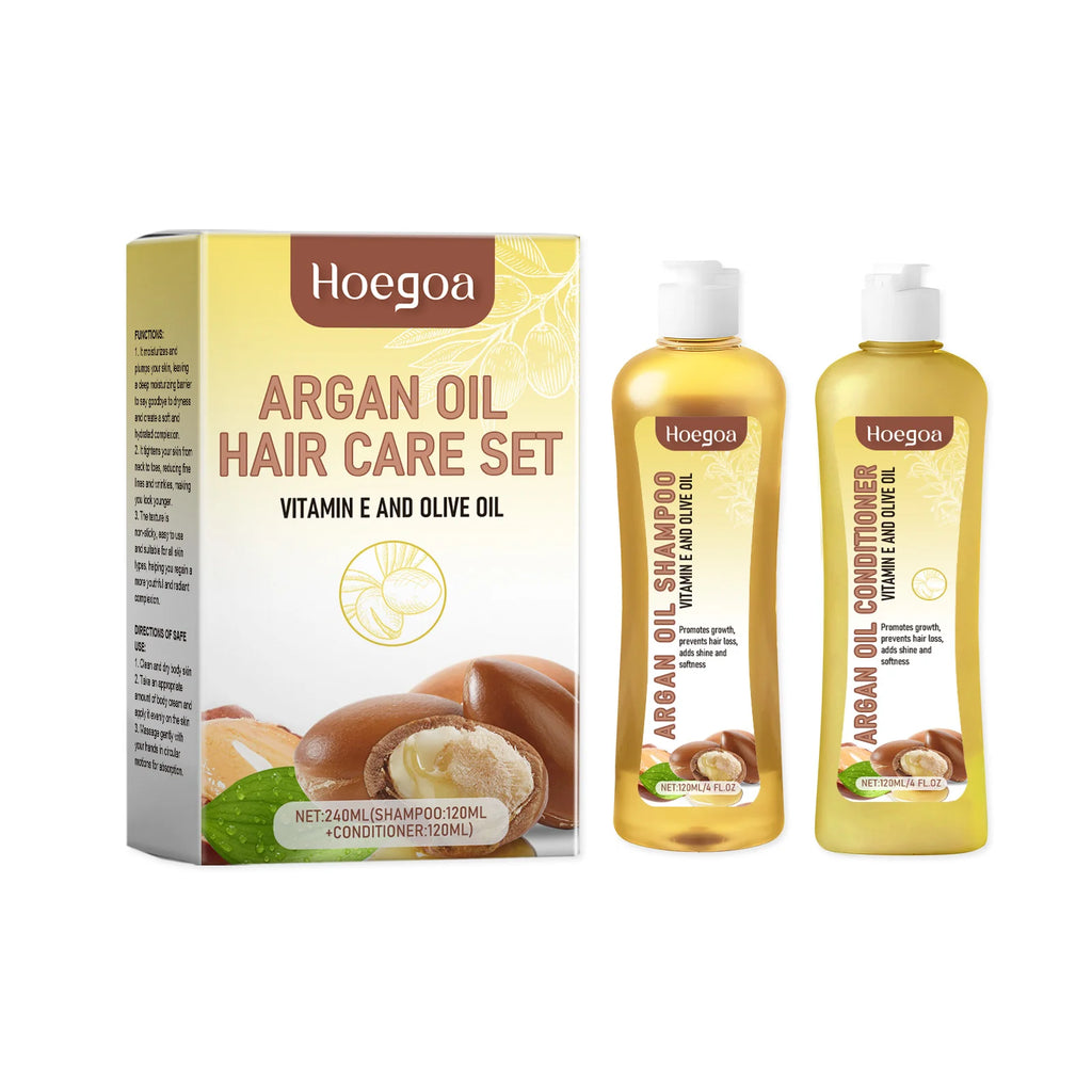 Hair Growth Shampoo Conditioner Set Repairing Strengthen Root Deep Nourish Anti Frizzy Dry Hair Oil Control Smoothing Hair Care Oasis Select Moroccan Oil