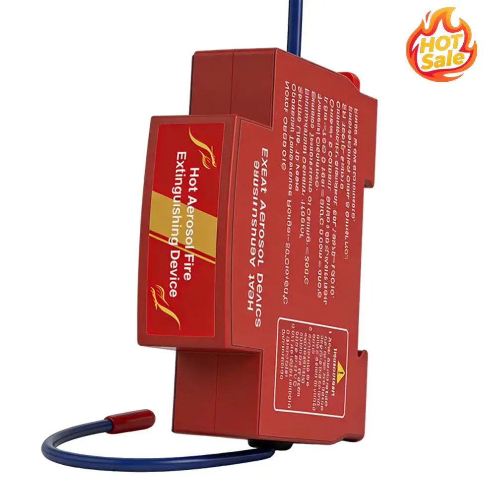DIN Rail Retardant Device Dual-Line Heat Aerosol Fire Extinguishers Non-Pollution For Distribution Cabinet And Meter Box Oasis Select