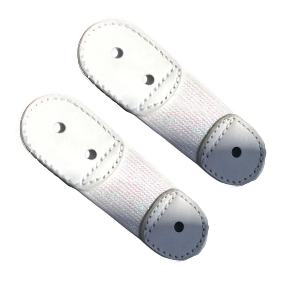 Figure Skates Lace Strap Elastic Bands Keeps Laces Secure and Neat Designed for Training Practice and Competition on Ice Oasis Select white