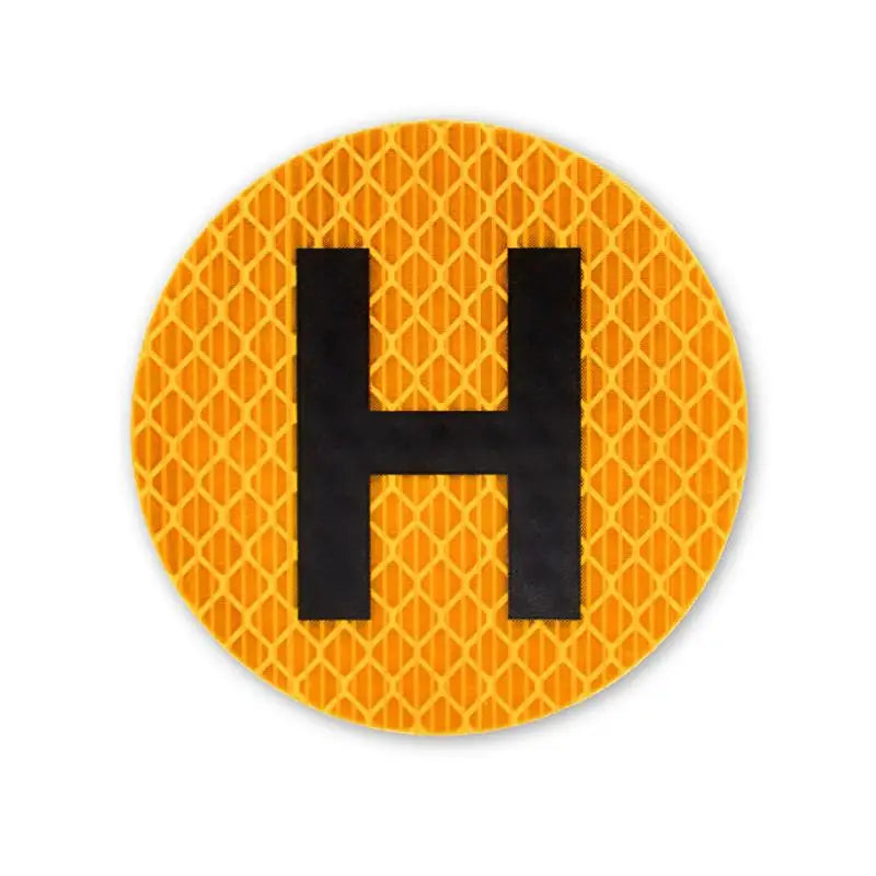 Magnetic Car Stickers Reusable Magnet Bumper Decals With H Sign Badge Historical Vehicle Emblem For Auto Moto Decorative Sticker Oasis Select