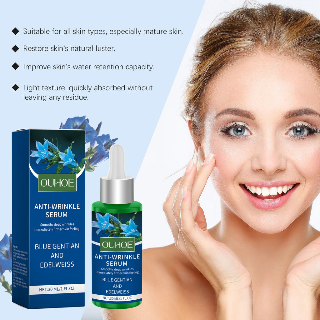 Anti Wrinkle Serum Face Moisturizing Deep Hydrating Facial Lifting Fade Fine Lines Smooth Tender Skin Renewal Firming Face Serum Oasis Select