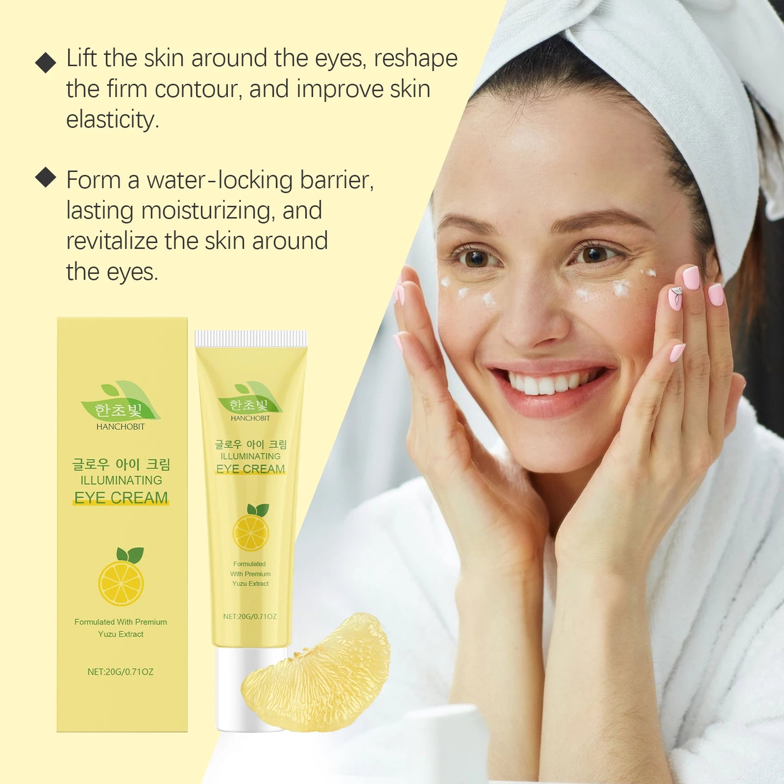 Nourishing & Firming Eye Cream: Gentle Hydration, Moisturization, Reduces Fine Lines Around the Eyes – Daily Use Eye Cream Oasis Select