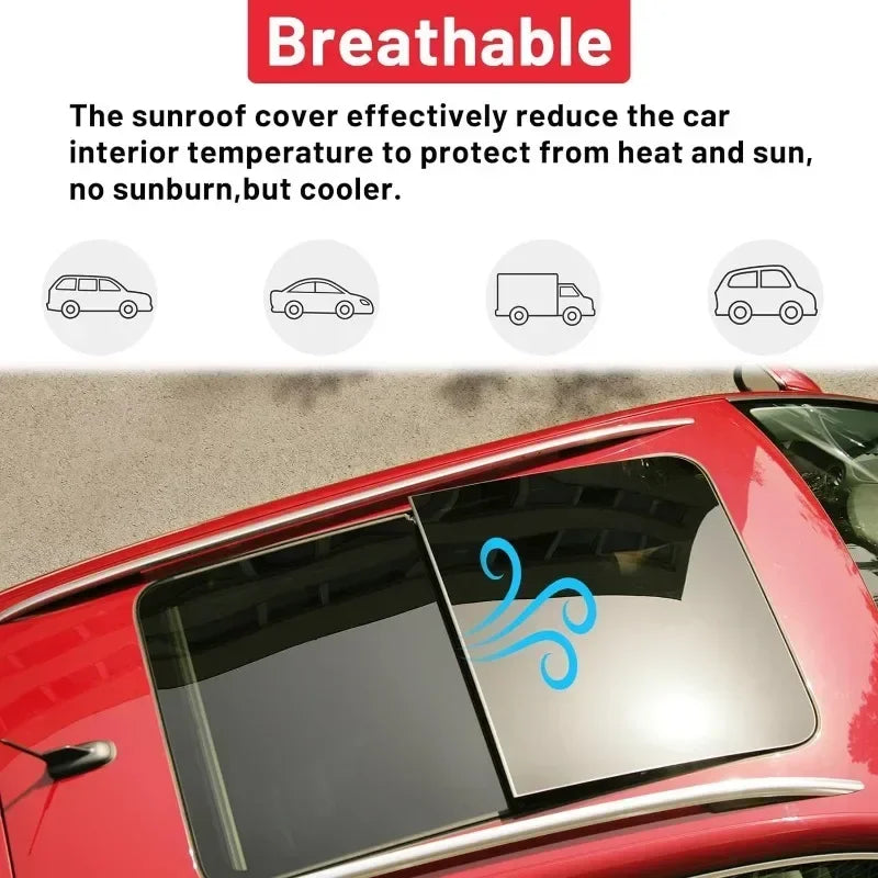 Universal Car Decoration Car Sunroof Roof Cover DIY Sunroof Visor 3D Car Vent Waterproof Wind Deflector car Exterior Accessories Oasis Select