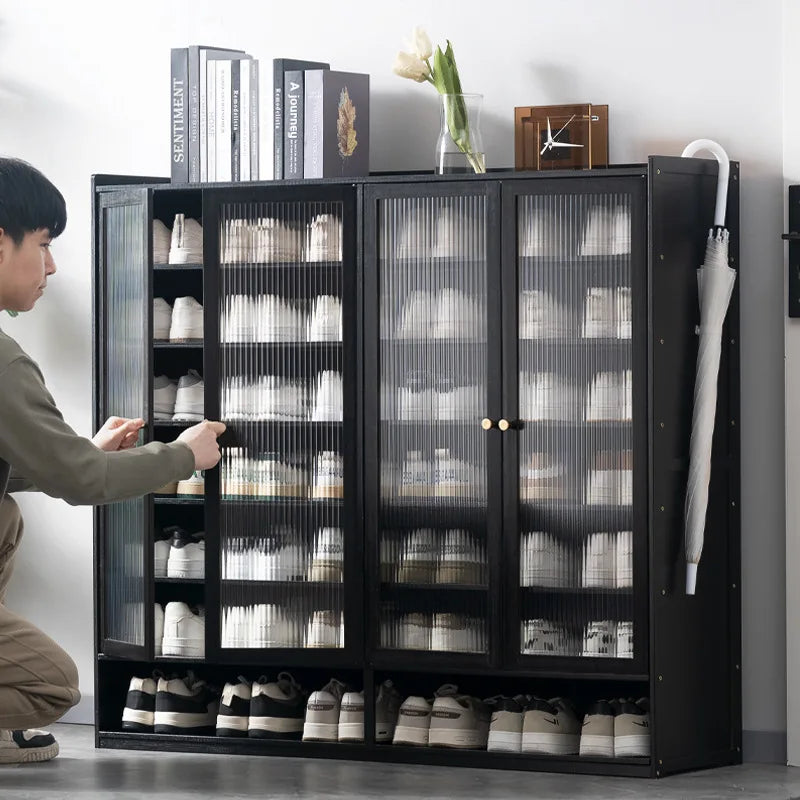 Shoe rack at the door of the household, storage artifact, space-saving simple interior, good-looking and dustproof dormitory Oasis Select