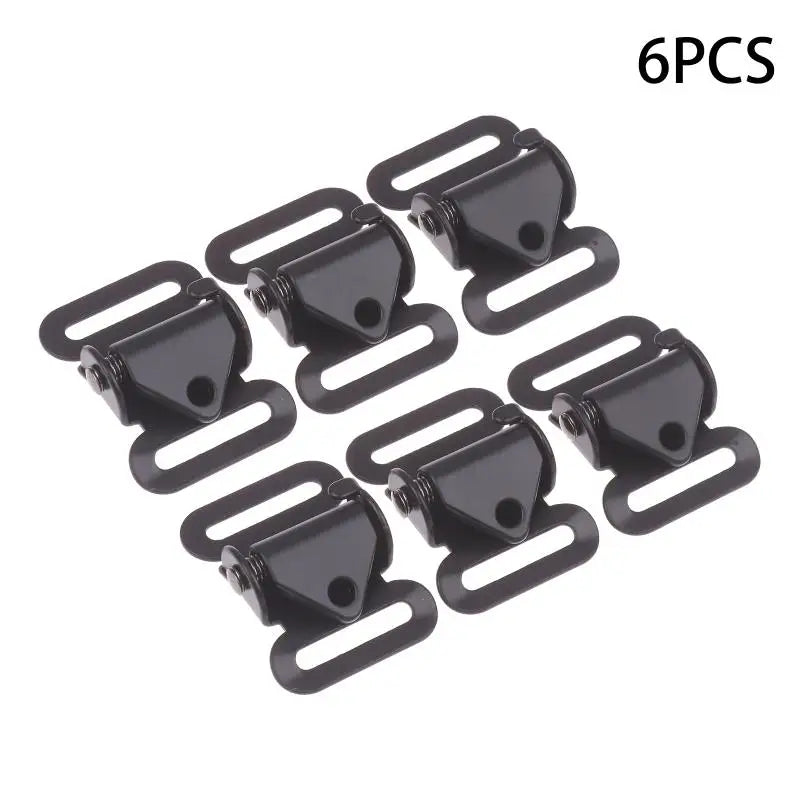 3-Pack Metal Anti-Slip Buckle Fasteners for Backpack & Luggage Strap Buckle Fastener Oasis Select 6PCS