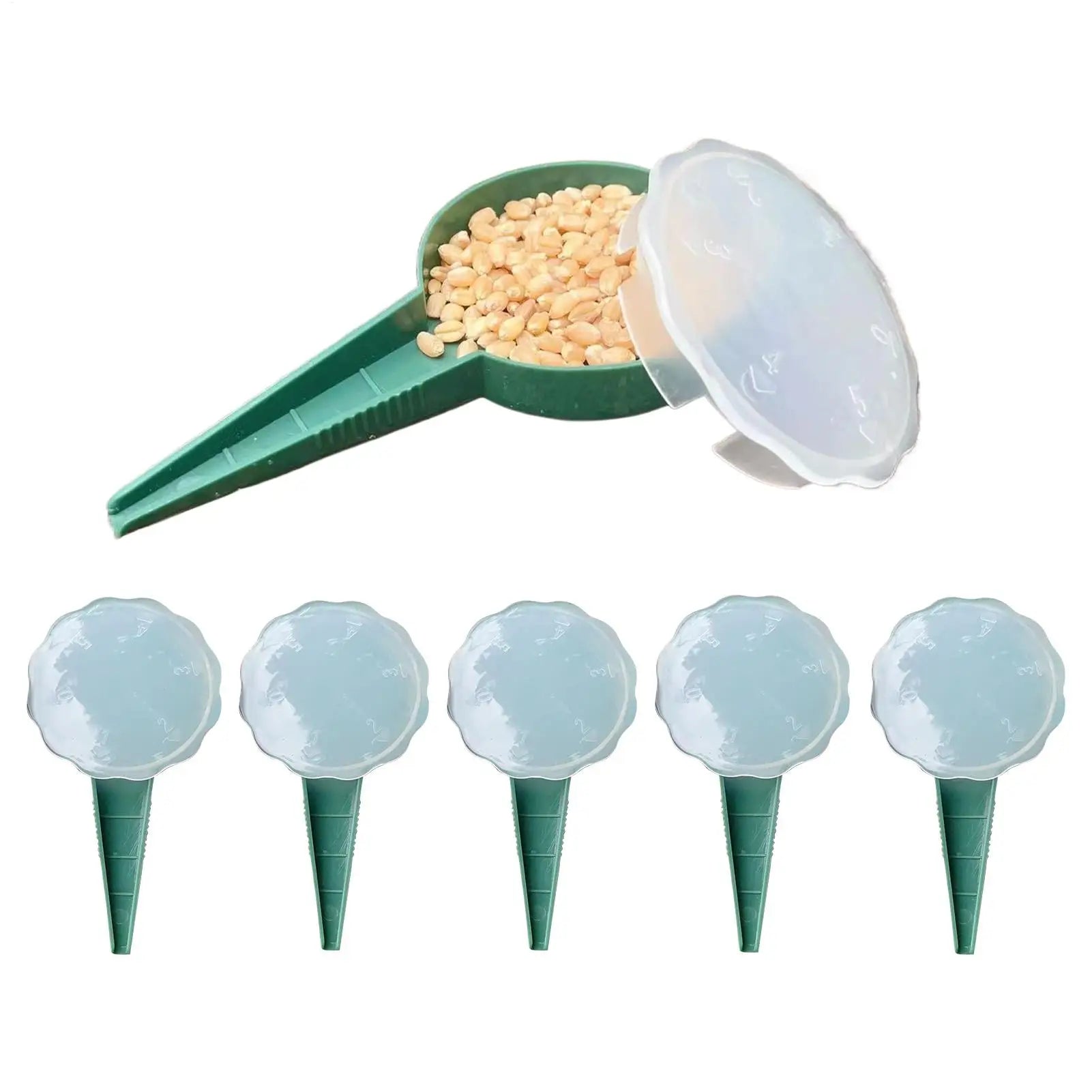 6Pcs Mini Sowing Seed Dispenser Syringe Seeder Garden Precision Seeding Fertilizing Planter Manual Flower Bed Planting Tool Oasis Select