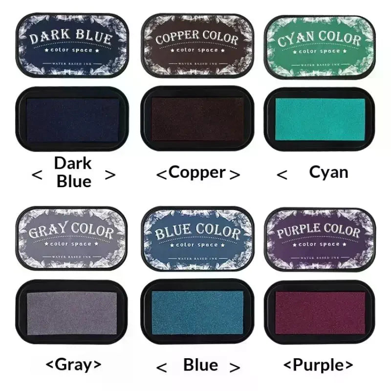 Water-Based Ink Sponge Inkpad for Stamping, Scrapbook & Planner