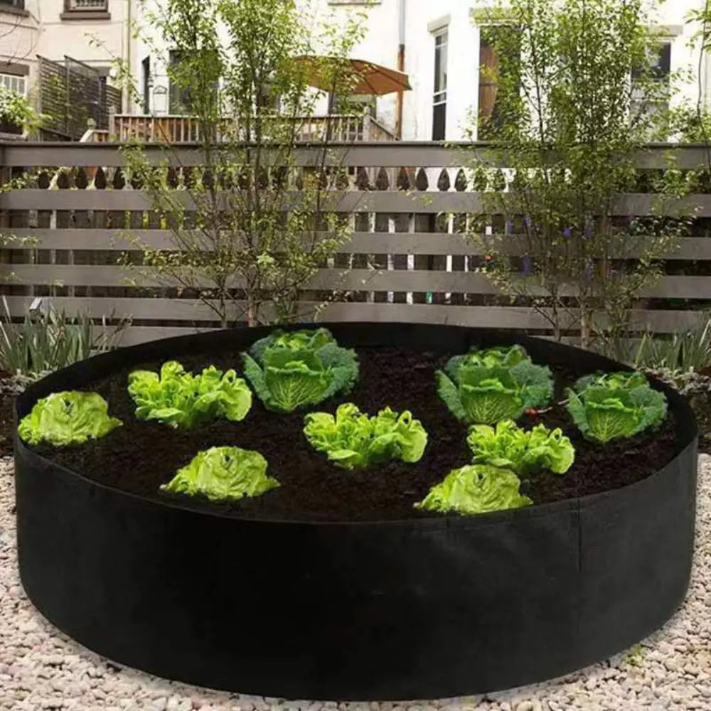 Home Supplies Felt Growth Bag Durable Round Planting Bucket Wear-resistant Resistant Dirt Planting Seedling Bag Pot and Planting Oasis Select