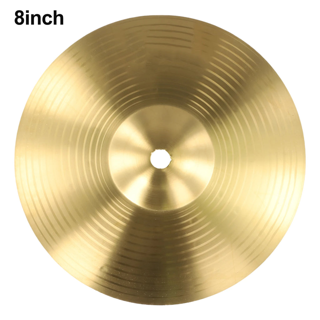 8/10Inch Drum Brass Cymbals Percussion Splash Crash Hi-Hat Jazz Drum Cymbal For Musical Instrument Part Drums Cymbal Oasis Select 8INCH