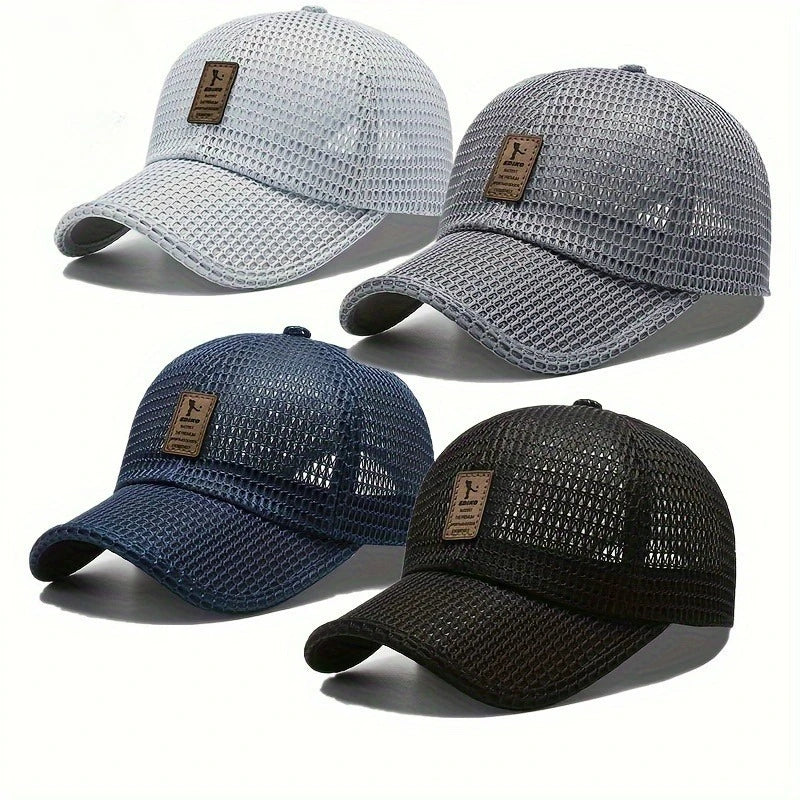 Breathable Mesh Baseball Caps - Adjustable, Quick-Drying, Casual Trucker Hats for Men & Women, Perfect for Summer Outdoors Oasis Select
