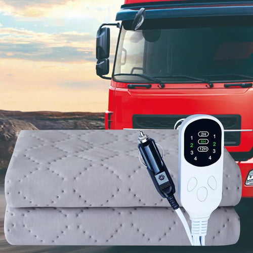 12V Electric Heated Car Blanket – Camping, Truck & Off-Road Heated Car Blanket Oasis Select